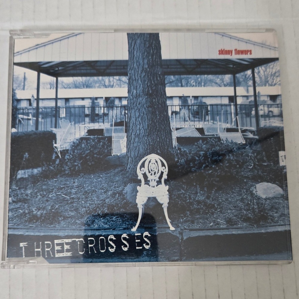 Three Crosses Skinny Flowers 1998 Promo CD Benson Records Vintage Alt Rock Blues